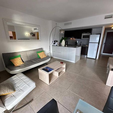 Apartamento en Roses con vistas al canal y piscina Exterior foto